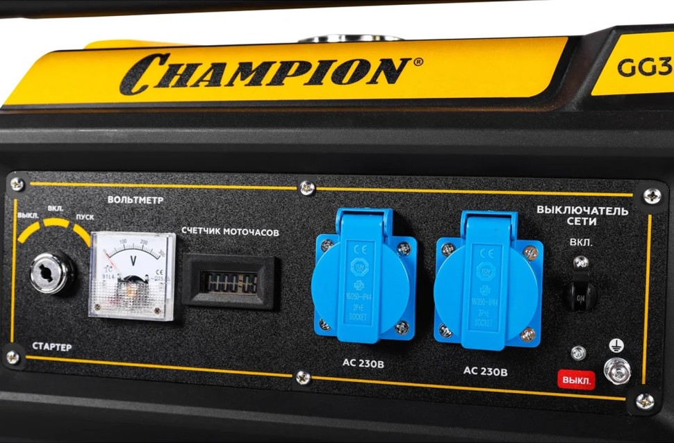 Фото Бензиновый генератор CHAMPION GG3200EW