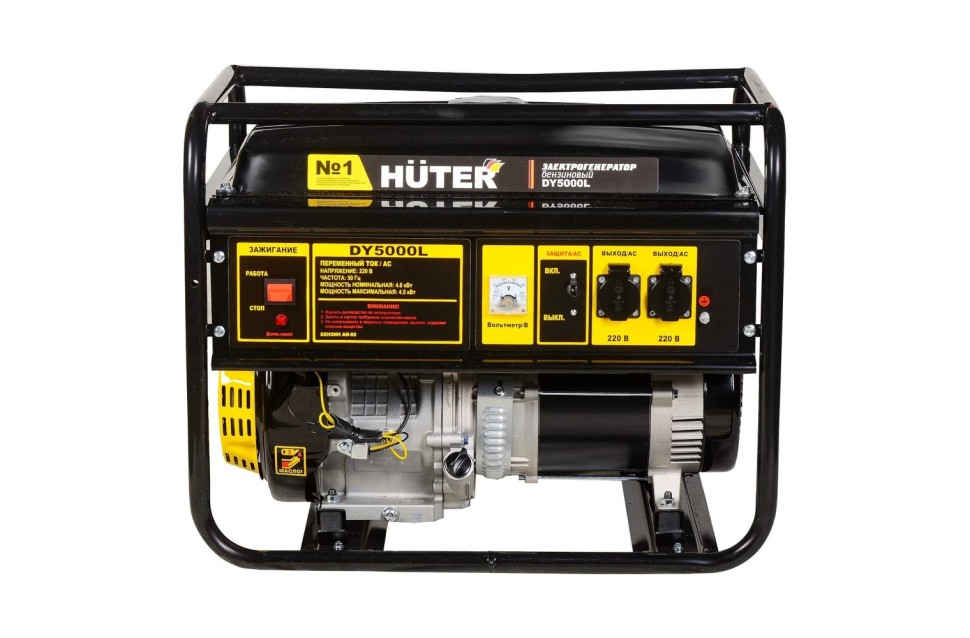Бензиновый генератор  Huter  DY5000L